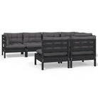 Loungebank Set met massief grenenhout voor in de tuin - Tuinsets