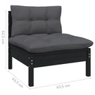 Loungebank Set met massief grenenhout voor in de tuin - Tuinsets