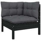 Loungebank Set met massief grenenhout voor in de tuin - Tuinsets