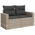 Loungebank tuinset van gepoedercoat staal met waterdichte tas - Tuinsets