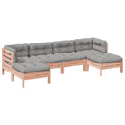 Loungebank van massief douglas vurenhout voor tuin en terras - Tuinsets