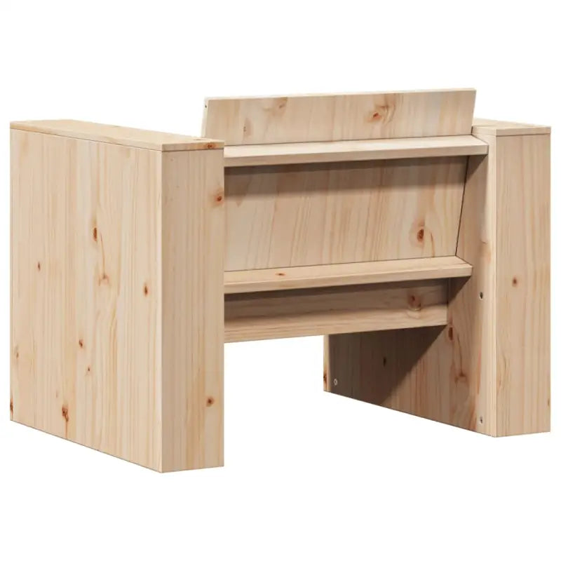 Loungebank van massief grenenhout voor tuin en terras - Loungebanken