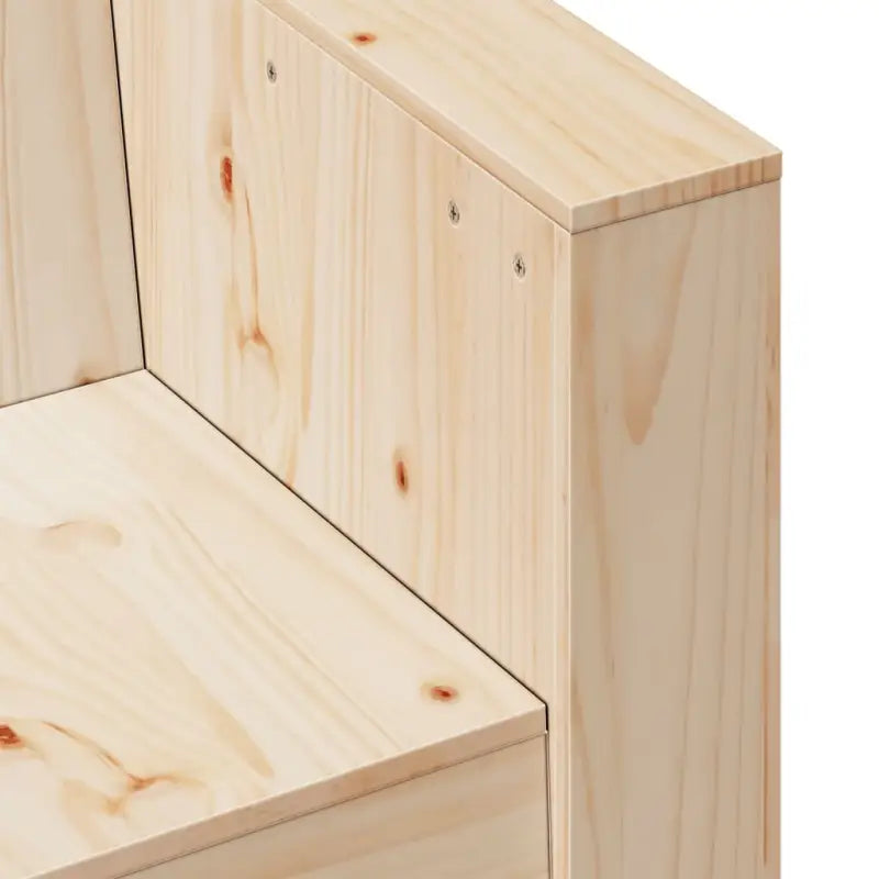 Loungebank van massief grenenhout voor tuin en terras - Loungebanken