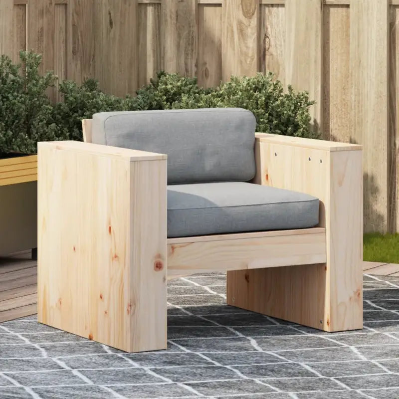 Loungebank van massief grenenhout voor tuin en terras - Loungebanken