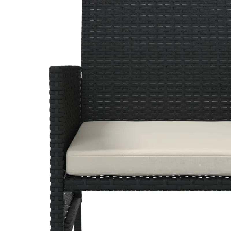 Loungebank van poly rattan met gepoedercoat staal en wasbare hoes - Loungebanken