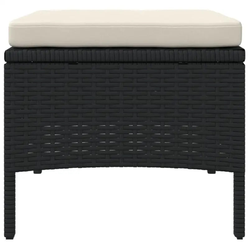 Loungebank van poly rattan met gepoedercoat staal en wasbare hoes - Loungebanken
