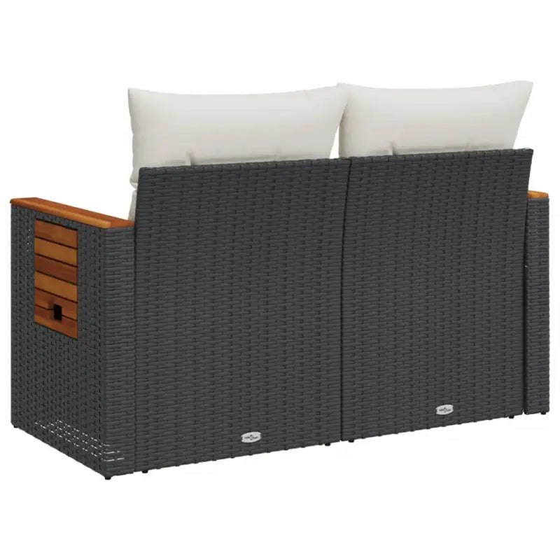 Loungebank van poly rattan met waterdichte zak voor comfortabele zitervaring - Loungebanken