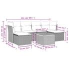 Loungebank van zwart gepoedercoat staal voor terras en tuin - Tuinsets