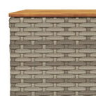 Loungebank voor buiten met grijs materiaal en natuurlijke olieafwerking - Tuinsets