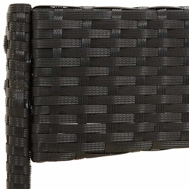 Loungebank voor buiten met zwart materiaal en gepoedercoat staal - Tuinsets