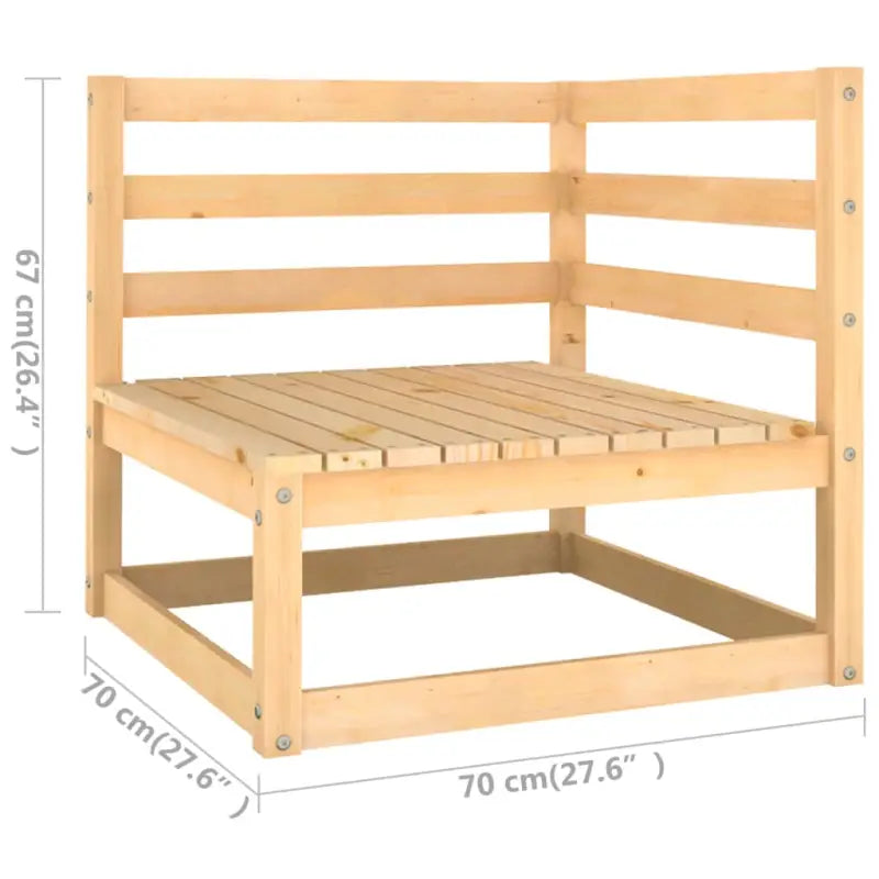 Loungebank voor in de tuin om te ontspannen en samen te genieten - Tuinsets