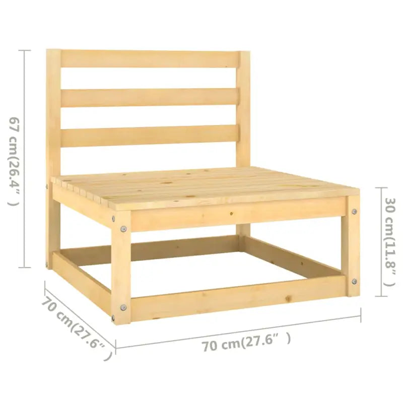 Loungebank voor in de tuin om te ontspannen en samen te genieten - Tuinsets