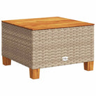 Loungebank voor tuin met beige materiaal en natuurlijke olieafwerking - Tuinsets