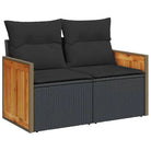 Loungebank voor tuin met gepoedercoated staal en waterdichte tas - Tuinsets