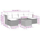Loungebank voor tuin met waterdichte tas en beige materiaal - Tuinsets
