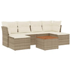 Loungebank voor tuin met waterdichte tas en beige materiaal - Tuinsets