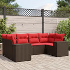Loungebank voor tuin met waterdichte zak en bruin gepoedercoat staal - Bruin - Tuinsets