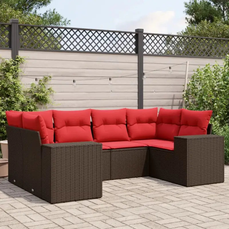 Loungebank voor tuin met waterdichte zak en bruin gepoedercoat staal - Bruin - Tuinsets
