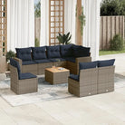 Loungebank voor tuin of terras in grijs materiaal van gepoedercoat staal - Tuinsets