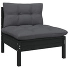 Loungebanken 2-zitsbank met massief grenenhout voor terras of tuin - Loungebanken