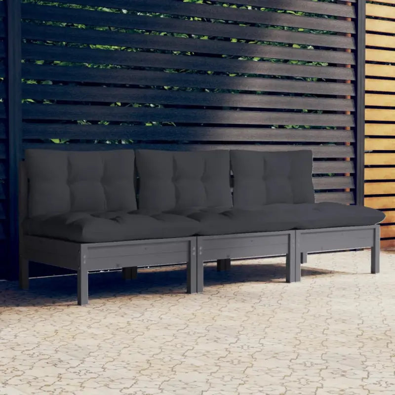 Loungebanken met massief grenenhout voor tuin en terras - Loungebanken