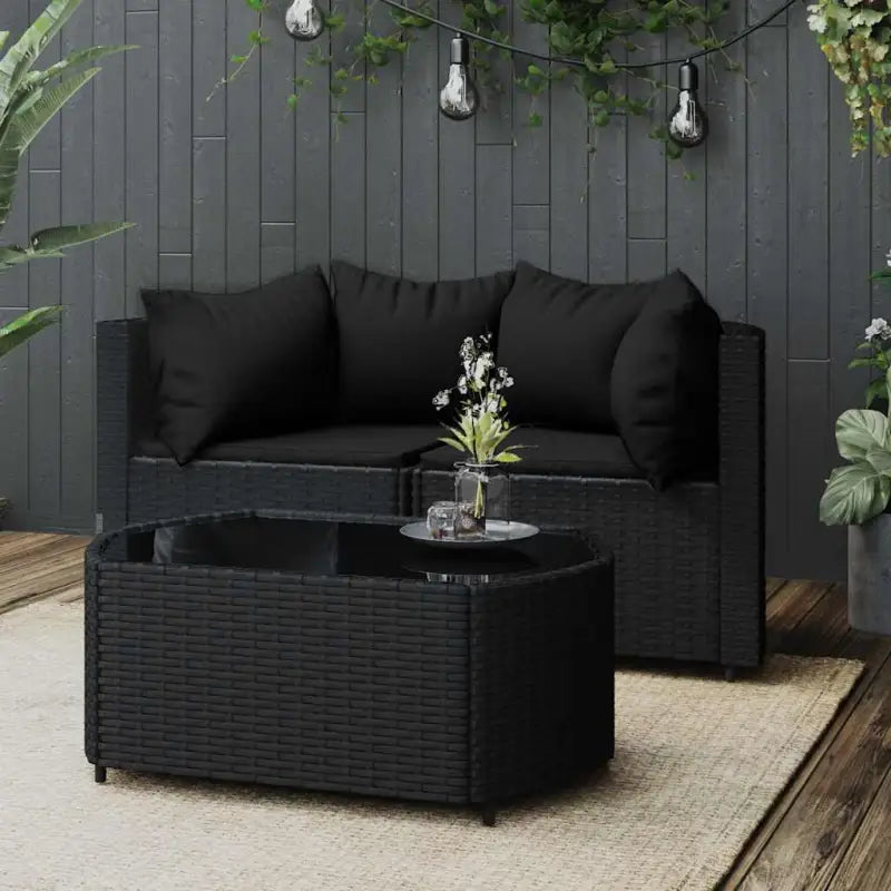 Loungebanken met poly rattan en eenvoudig schoon design - Loungebanken