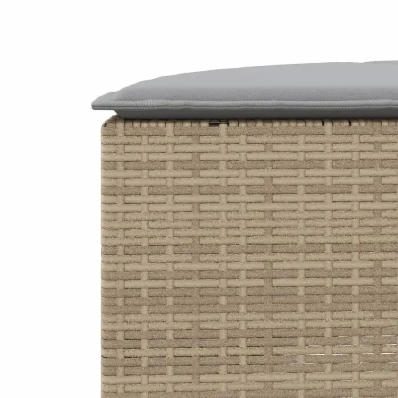 Loungebanken met poly rattan en gepoedercoat staal totale afmetingen - Loungebanken