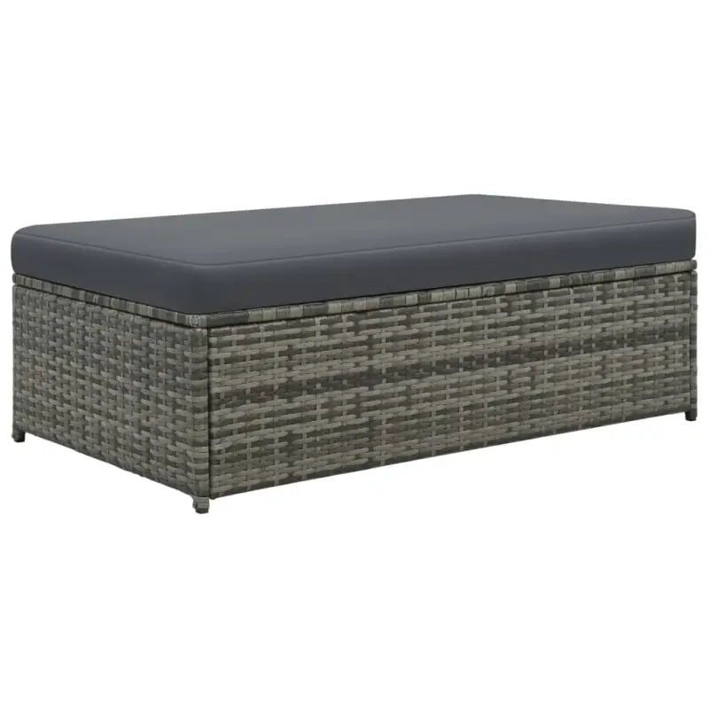 Loungebanken met poly rattan en gepoedercoat stalen frame voor buiten - Loungebanken