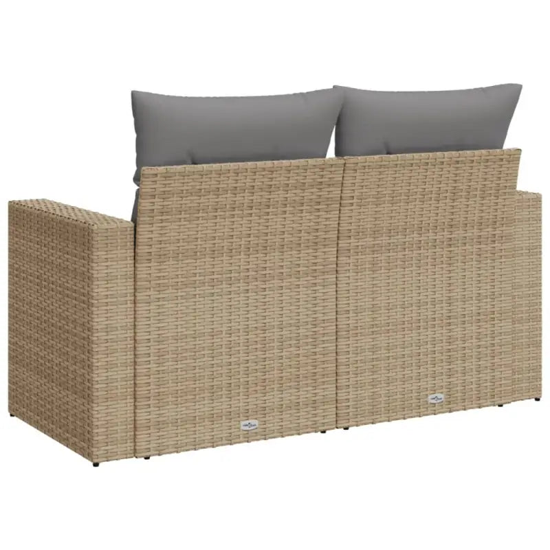 Loungebanken met poly rattan en waterdichte zak voor comfortabele zitervaring - Loungebanken