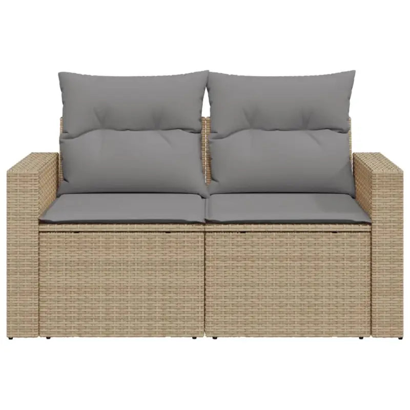 Loungebanken met poly rattan en waterdichte zak voor comfortabele zitervaring - Loungebanken
