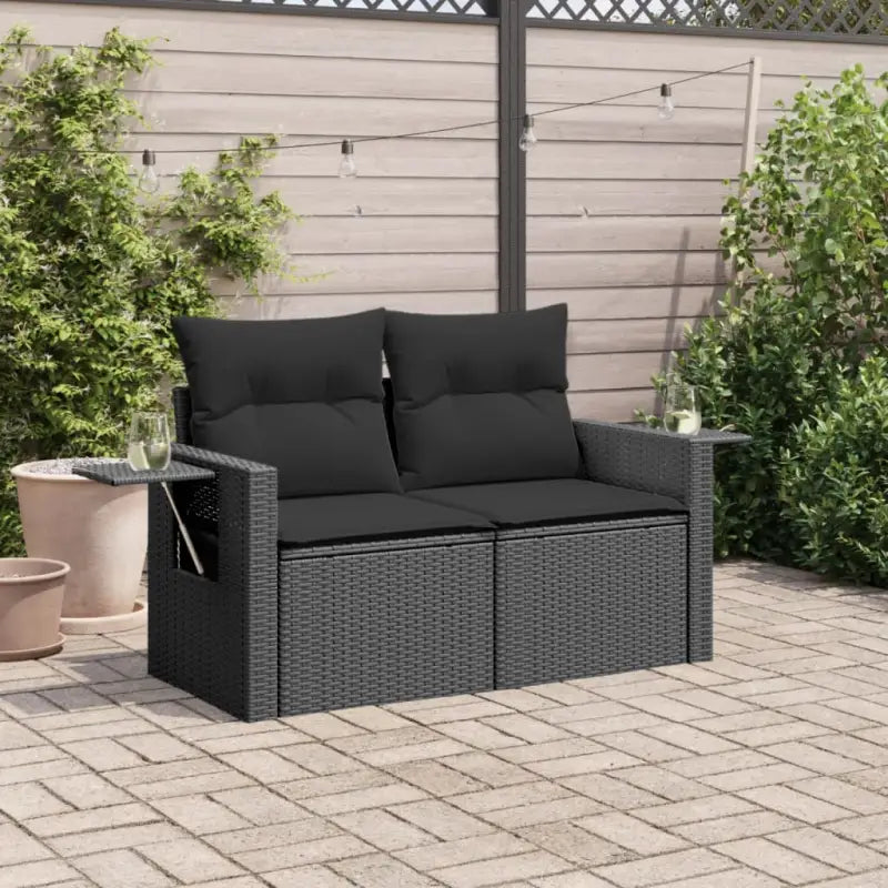 Loungebanken met poly rattan voor een comfortabele zitervaring buiten - Loungebanken