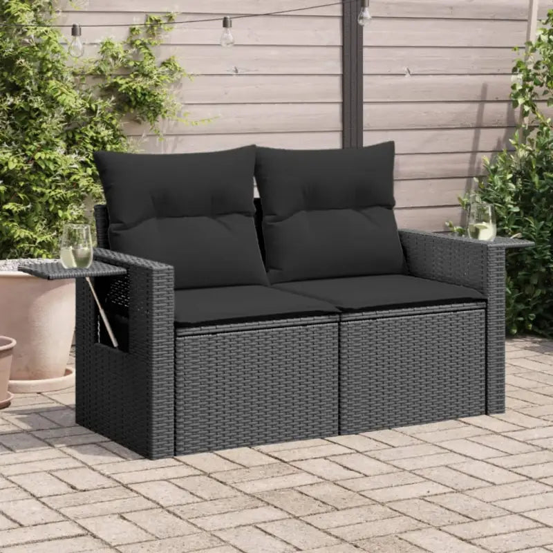 Loungebanken met poly rattan voor een comfortabele zitervaring buiten - Loungebanken