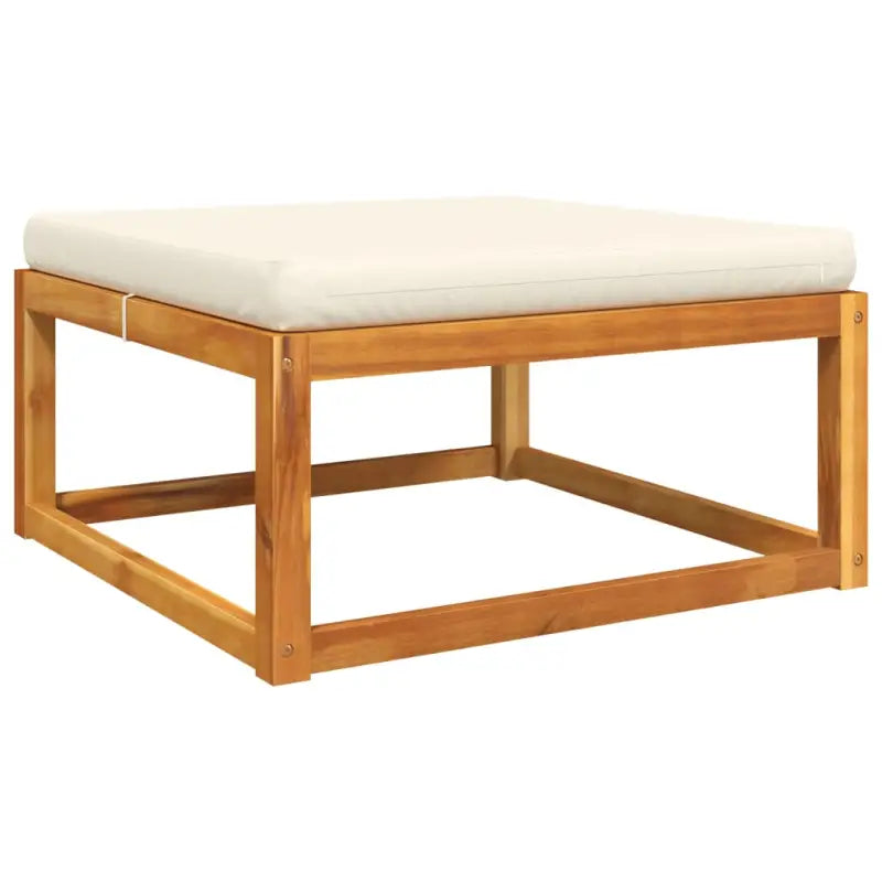 Loungebanken van massief acaciahout met comfortabele zit- en rugkussens - Loungebanken