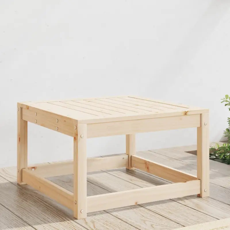 Loungebanken van massief grenenhout met modulair ontwerp voor je tuin - Natuurlijk grenenhout / zonder kussens / 1