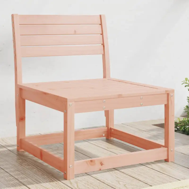Loungebanken van massief grenenhout met modulair ontwerp voor tuin en terras - Natuurlijk douglashout / zonder kussens