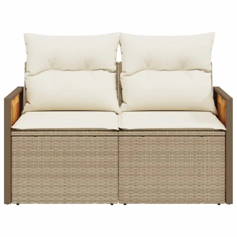Loungebanken van poly rattan voor een comfortabele zitervaring met wasbare hoes - Loungebanken