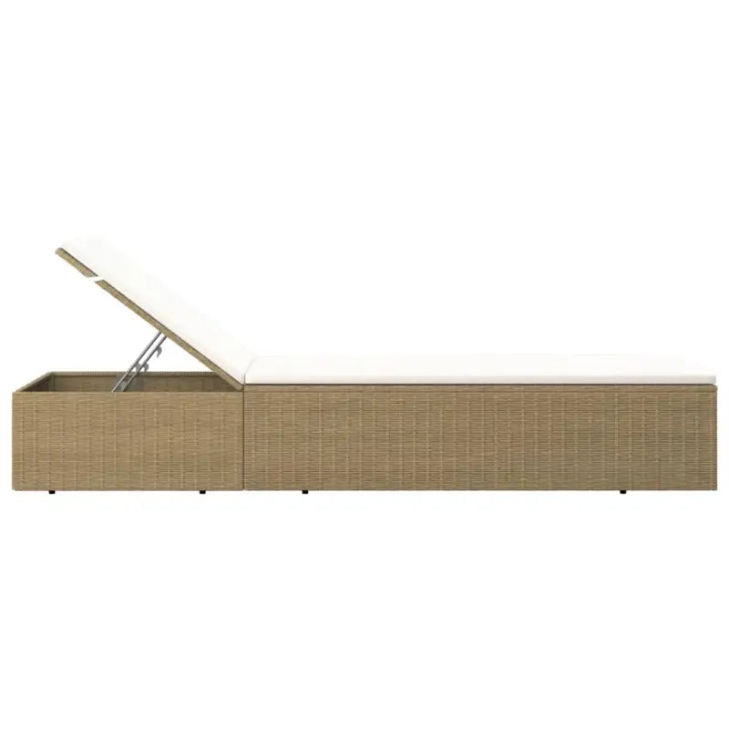 Loungebed met gepoedercoat staal voor tuin en zwembad gebruik - Ligstoelen