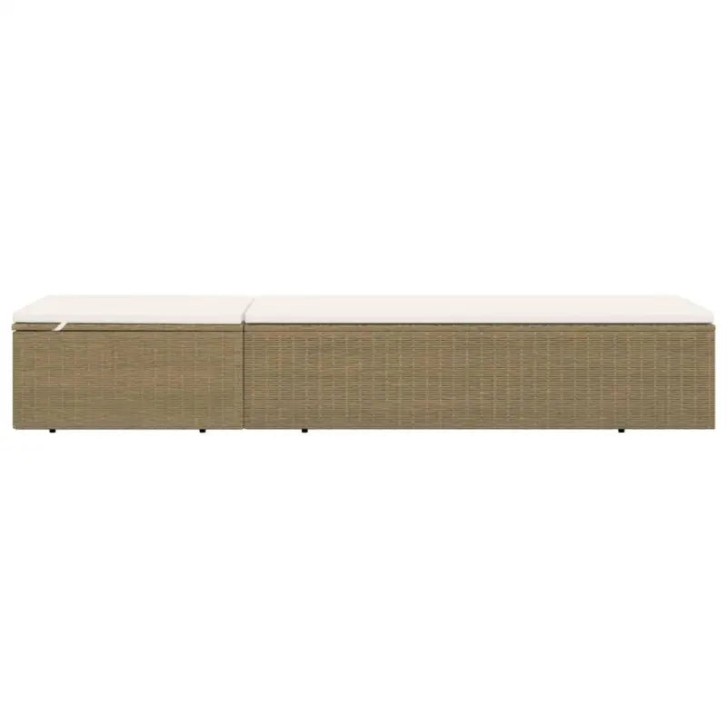 Loungebed met gepoedercoat staal voor tuin en zwembad gebruik - Ligstoelen