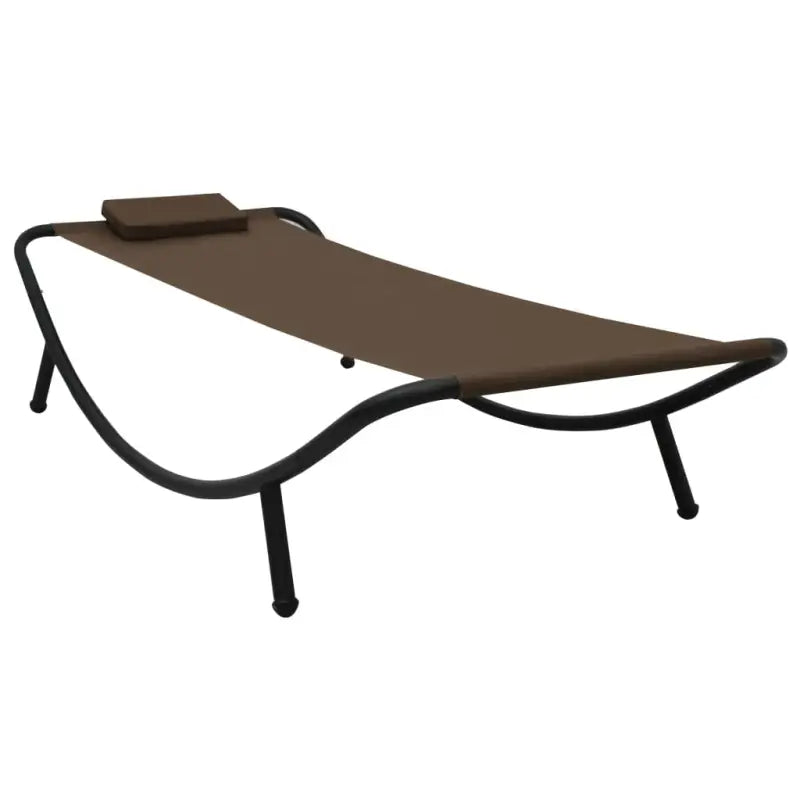 Loungebed voor tuin terras en strand van weerbestendig oxford stof - Tuinbedden