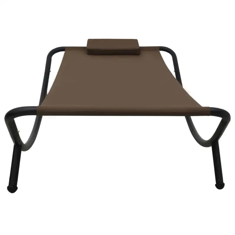 Loungebed voor tuin terras en strand van weerbestendig oxford stof - Tuinbedden