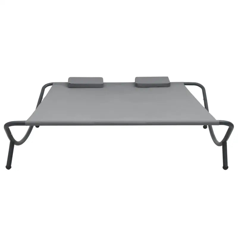 Loungebed voor tuin terras of strand van weerbestendig oxford stof - Tuinbedden
