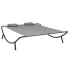 Loungebed voor tuin terras of strand van weerbestendig oxford stof - Tuinbedden