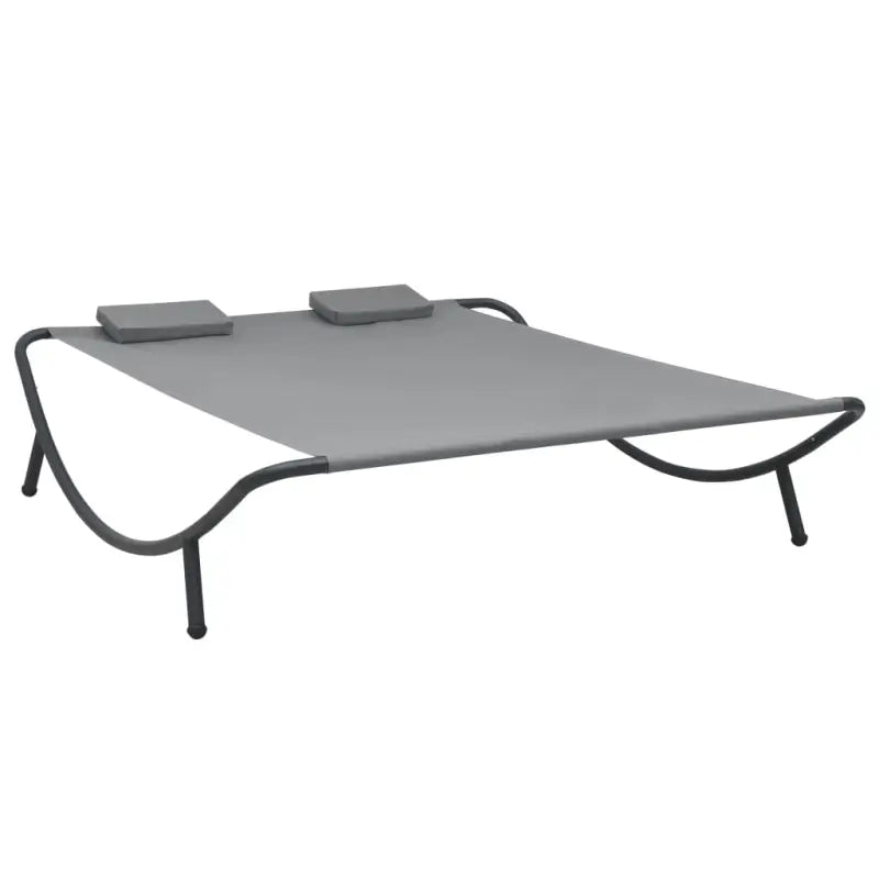 Loungebed voor tuin terras of strand van weerbestendig oxford stof - Tuinbedden
