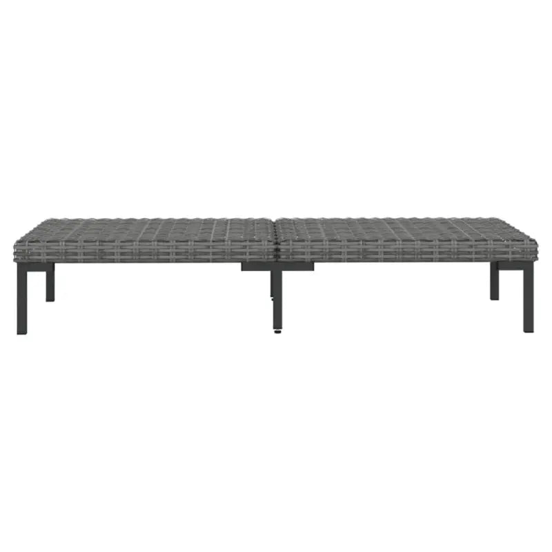 Loungehoek met halfrond pe-rattan en lichte constructie voor buiten - Tuinsets