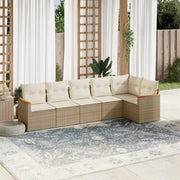 Loungeset in beige materiaal met gepoedercoat staal en waterdichte tas - Tuinsets
