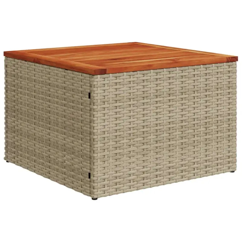 Loungeset in gemengd beige materiaal met waterdichte tas - beige mix en lichtgrijs - Tuinsets