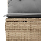 Loungeset in gemengd beige materiaal voor gezellige buitenruimtes - Tuinsets