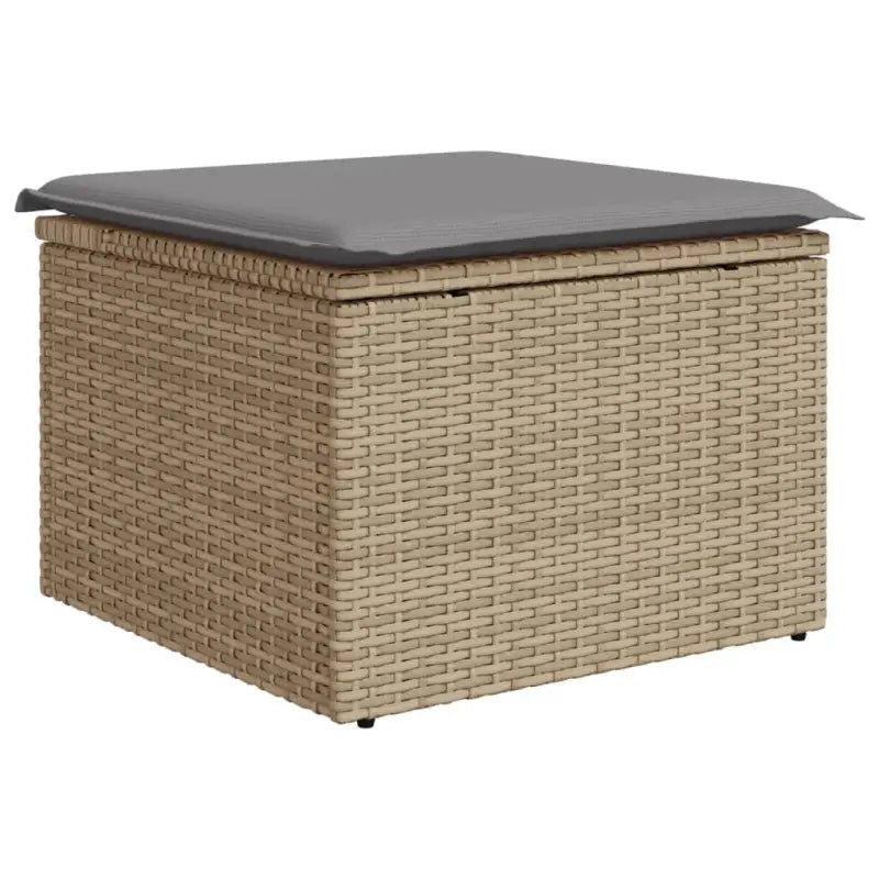 Loungeset in gemengd beige materiaal voor gezellige buitenruimtes - Tuinsets