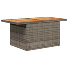 Loungeset in grijs materiaal met gepoedercoat staal en waterdichte tas - Grijs - Tuinsets