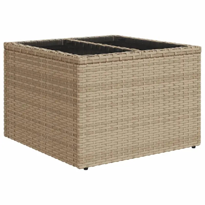 Loungeset met beige materiaal en gepoedercoat staal voor buitenplezier - Tuinsets